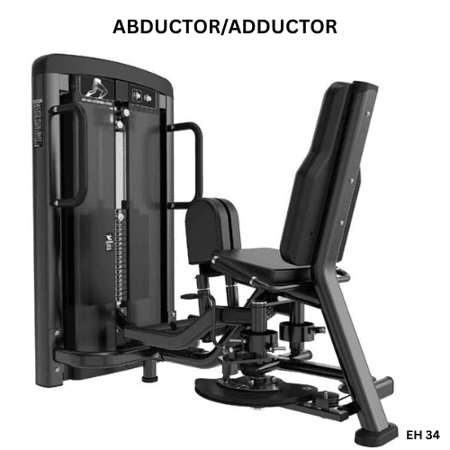 Adductor Abductor Machine (EH34) Pin Loaded, Iron Strength – Powered by Emma Fitness