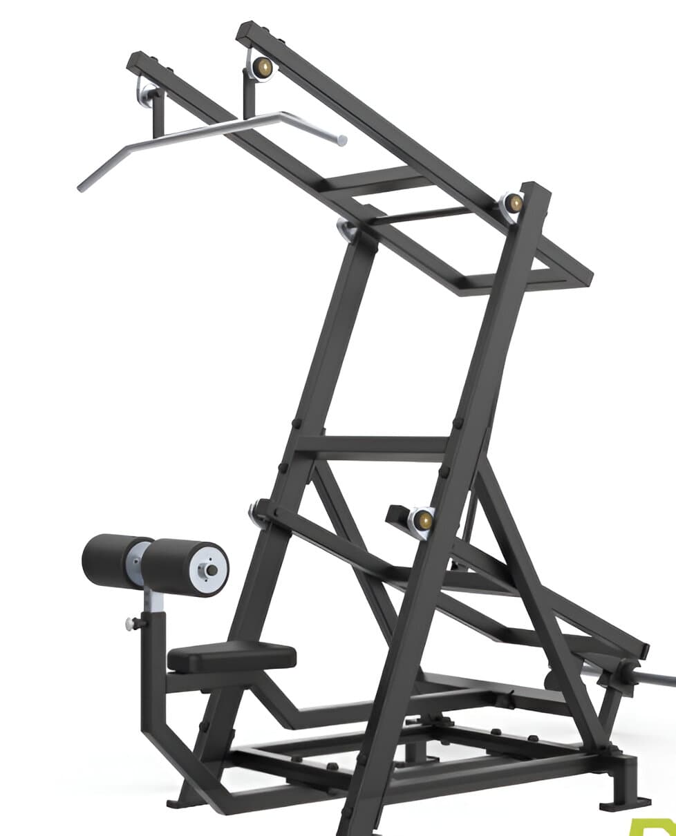 Lat Pulldown (D015) Flex Machine Plate Loaded, Iron Strength – Powered by Emma Fitness