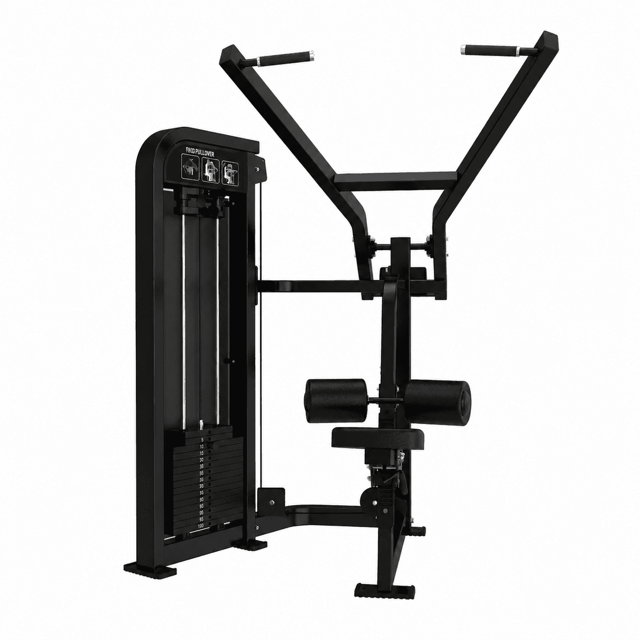 Fixed Pulldown Lat Machine (B004), Pin Loaded